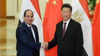 الرئيس السيسى ونظيره الصينى يعربان عن ارتياحهما للنتائج المثمرة للشراكة