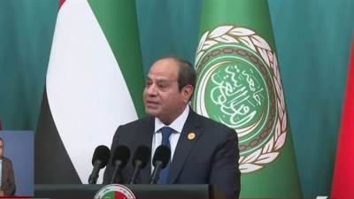 الرئيس السيسي من الصين: لن نسمح بكل ما من شأنه العبث بأمن دولنا