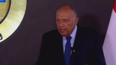 سامح شكرى يكشف تفاصيل لقاء الرئيس السيسي ونظيره الصينى فى بكين