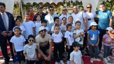 وزير الرياضة يقود الاحتفالية الرياضية لجمعية "مصر شريان العطاء" ويشهد تدشين التطبيق الإلكتروني للتبرع بالدم