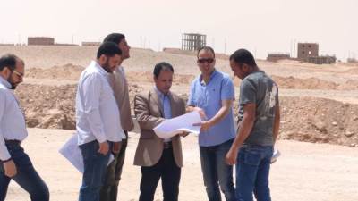 رئيس الجهاز: دفع العمل بمشروع ترفيق أراضي الإسكان المتوسط بأسيوط الجديدة لتسليمها للحاجزين