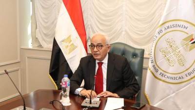 وزير التعليم: بدء دخول لجان امتحانات الثانوية العامة الثامنة والربع صباحا