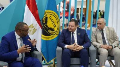 فعاليات جناح الهيئة العامة للاعتماد والرقابة الصحية بالمعرض الطبي الأفريقي 2024