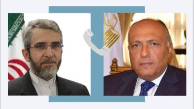 وزير الخارجية يتلقى اتصالا هاتفيا من نظيره الإيراني