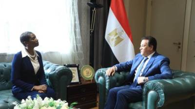 وزير الصحة يستقبل وزيرة صحة دولة الرأس الأخضر لبحث التعاون وتبادل الخبرات