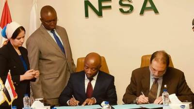 توقيع بروتوكول تعاون بين الهيئة القومية لسلامة الغذاء وإدارة تنظيم الأغذية والدواء بالكونغو