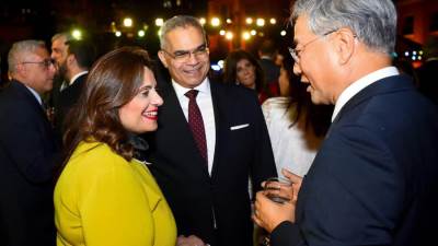 وزيرة الهجرة تشارك في الاحتفال بالعيد القومى لإيطاليا