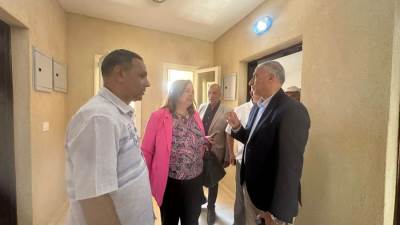 مسئولو "الإسكان" يتابعون موقف تنفيذ وحدات مبادرة "سكن لكل المصريين" بحدائق العاصمة