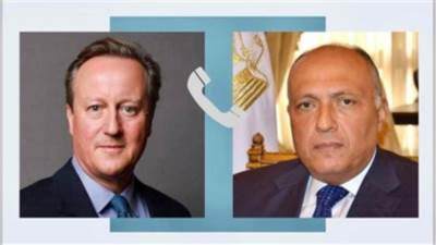 وزير الخارجية يبحث مع لافروف الأزمة الحالية فى قطاع غزة وسبل تسويتها