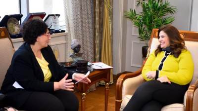 وزيرة الهجرة تستقبل الرئيس التنفيذي للغرفة الألمانية العربية للتجارة والصناعة لبحث سبل التعاون المشترك