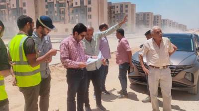 رئيس جهاز العبور الجديدة يتفقد عمارات المبادرة الرئاسية "سكن لكل المصريين” بالحي الـ13