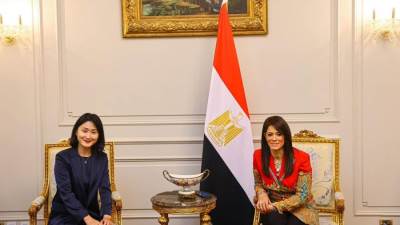 المشاط تبحث مع مسئولي الوكالة الصينية للتعاون الإنمائي الدولي تفعيل مذكرة التفاهم المشتركة