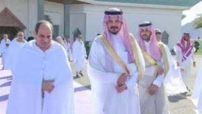 الرئيس عبد الفتاح السيسى يغادر المدينة المنورة