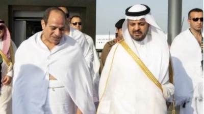 الرئيس السيسى يصل إلى مطار الملك عبدالعزيز الدولى لأداء مناسك الحج