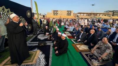 المحافظون ونوابهم يشيدون باستعدادات الأوقاف وجهود الأئمة والواعظات في تنظيم صلاة العيد