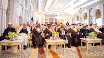 ولي العهد يقيم حفل الاستقبال السنوي لأصحاب الفخامة والدولة وكبار الشخصيات الإسلامية وضيوف خادم الحرمين الشريفين