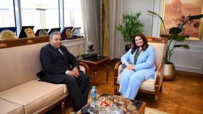 وزيرة الهجرة تستقبل أمين عام اللجنة التنسيقية لتنفيذ اتفاقية المشاركة المصرية الأوروبية