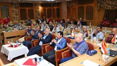 وزير الشباب والرياضة يشهد لقاء السادة رؤساء الجمعيات الكشفية العربية وأعضاء اللجنة الكشفية العربية