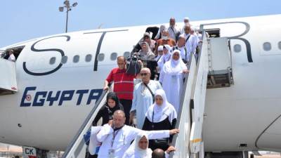 مصر للطيران تسير غداً 22 رحلة جوية من الأراضى المقدسة