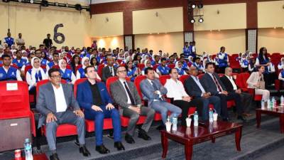 وزير الشباب يشهد المؤتمر الصحفي للإعلان عن الموسم السادس لمتطوعي الوزارة شباب يدير شباب