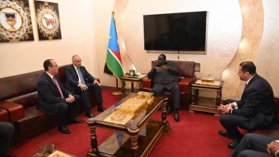 سويلم يلتقى مستشار رئيس جمهورية جنوب السودان للشئون الامنية