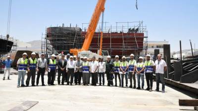 الفريق أسامة ربيع:"نسعى لتوطين الصناعات البحرية والصناعات الثقيلة وإعادة الريادة للترسانات الوطنية" 