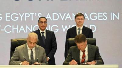 مدبولي يشهد توقيع مذكرة تفاهم بشأن تصنيع منتجات "هيلر" الألمانية بمكونات مصرية