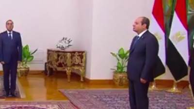 بث مباشر.. مراسم حلف اليمين الدستورية لوزراء الحكومة الجديدة أمام الرئيس السيسي