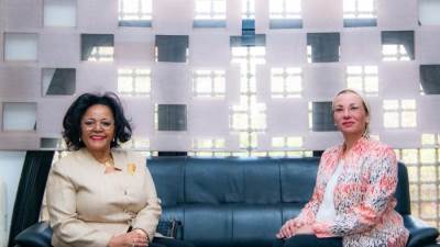 وزيرة البيئة تستقبل المديرة التنفيذية لوكالة النيباد