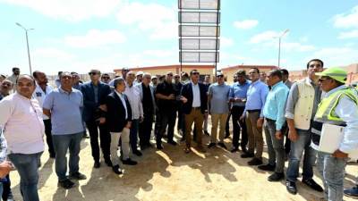 الشربيني يتفقد الموقف التنفيذى لوحدات مبادرة "سكن لكل المصريين" بمدينة برج العرب الجديدة