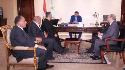 "فاروق" يبحث مع قيادات الاتحاد التعاوني الزراعي تعميق دور الجمعيات في دعم الفلاح