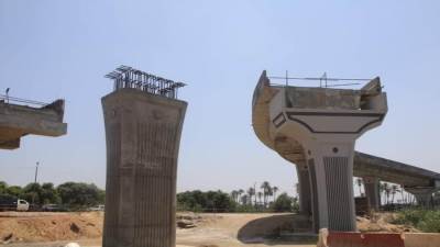 محافظ الجيزة يتفقد نسب تنفيذ كوبري ابو غالب للحد من حوادث المعديات 