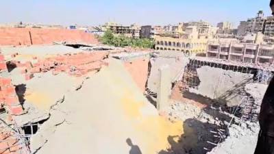 محافظة الجيزة تزيل مخالفات بناء بالعمرانية وجنوب الجيزة 