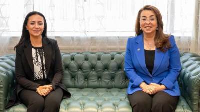 وزيرة التضامن تستقبل وكيل السكرتير العام للأمم المتحدة