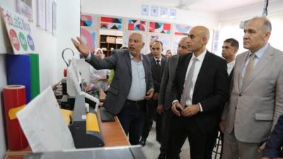 وزير التعليم ومحافظ المنيا يتفقدان مدرسة الشهيد محمد مصيلحي الثانوية بنات ومدرسة المتفوقين "STEM" بالمنيا