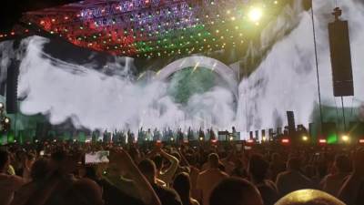 استعراضات فلسطينية بمهرجان العلمين على أنغام الأغنية الأيقونية Viva Palestina