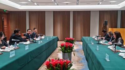 «المشاط» تعقد اجتماعين مع نائب رئيس اللجنة الوطنية للتنمية والإصلاح (NDRC) ورئيس الوكالة الصينية للتعاون الدولي الإنمائي