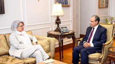 وزير الخارجية يستقبل مبعوثة الاتحاد الأوروبي للقرن الأفريقي