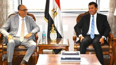 وزير الرياضة يبحث مستجدات فعاليات الأقصر عاصمة الثقافة الرياضية العربية والمنتدى العربي الأوروبي