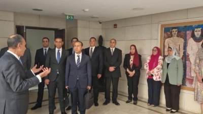 وزير الخارجية والهجرة وشئون المصريين بالخارج يتفقد السفارة المصرية في عَمان، ويلتقي مع عدد من ممثلي الجالية المصرية بالأردن