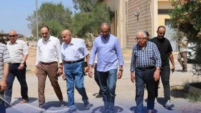 نائب وزير الإسكان يزور مقر جهاز تنفيذ مشروعات الإسكان والمرافق الليبي