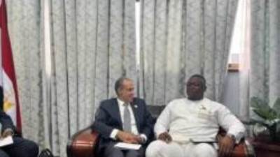 بدر عبد العاطى يلتقى وزير خارجية سيراليون تيموثى موسى كابا