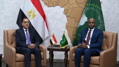 رئيس الوزراء يلتقي سكرتير عام اتفاقية التجارة الحرة القارية الأفريقية