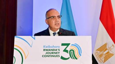 سويلم يشارك فى الإحتفال بالذكرى الثلاثين لعيد التحرير الوطنى لدولة رواندا