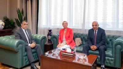 "وزير الدولة للإنتاج الحربي" يجتمع بوزيري البيئة والكهرباء والطاقة المتجددة