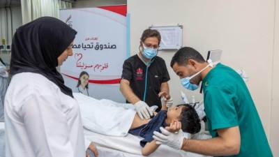  صندوق تحيا مصر يطلق مبادرة "قلوبهم مسؤوليتنا" لتركيب الصمامات الرئوية للأطفال