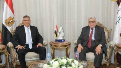 مُحافظ الجيزة يزور رئيس مجلس الدولة لتقديم التهنئة بتولي سيادته رئاسة مجلس الدولة