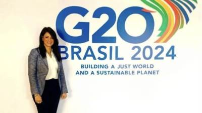 رانيا المشاط تُشارك في إطلاق التحالف العالمى ضد الجوع بحضور رئيس البرازيل