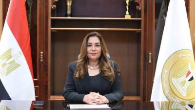 وزيرة التنمية المحلية تتابع مع الوحدة المركزية لحياة كريمة بالوزارة