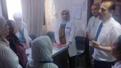 عمرو قنديل  يتفقد مركز طبي عين حلوان ومركز طبي مجاورة 5 بمنطقة 15 مايو بمحافظة القاهرة 